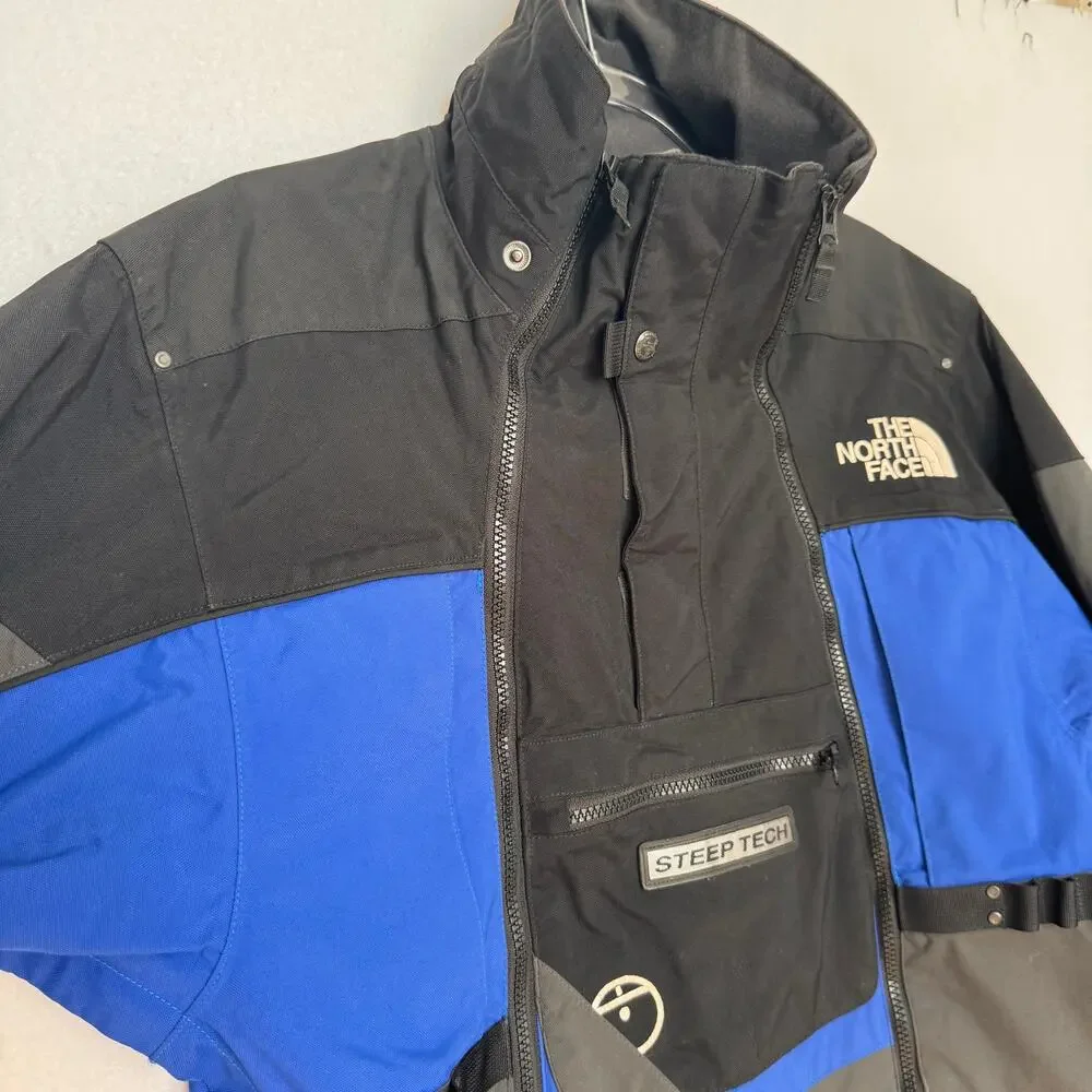 The North Face Steep Tech T150 T550 Jacket Black Blue Gray 2012 Men’s M